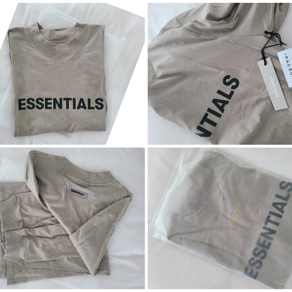 NWT fear of god ESSENTIALS long sleeve- M